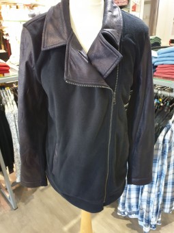 Blouson marine polaire VALHA Maé Mahé MAE MAHE