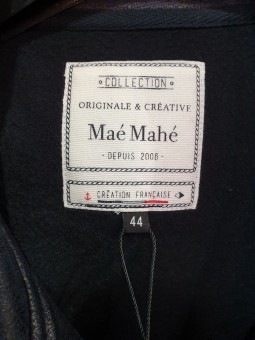 Blouson marine polaire VALHA Maé Mahé MAE MAHE