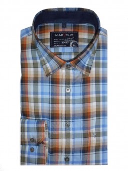 Chemise imprimé carreaux 6068-26 Marvelis MARVELIS