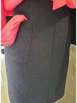 Jupe en laine AZILIZE ROYAL MER ROYAL MER