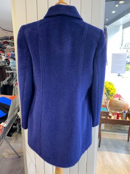 Manteau bleu en laine GOLDEN Fashion S.A.
