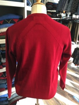 PULL uni rouge 5154 Guy de Berac GUY DE BERAC
