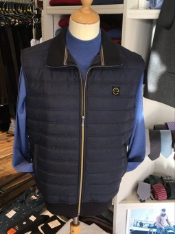 Gilet sans manches matelassé bleu 28027 Monté Carlo MONTE CARLO