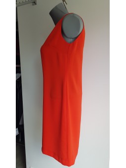 Robe col chainette orange GCR37 Eva Kayan EVA KAYAN