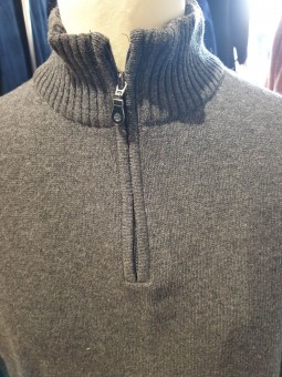 Pull en laine col ZIP 715815 Guy de Bérac GUY DE BERAC