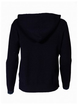 Pull en maille esprit sweat marine 890410 Concept K CONCEPT K