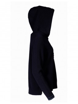 Pull en maille esprit sweat marine 890410 Concept K CONCEPT K