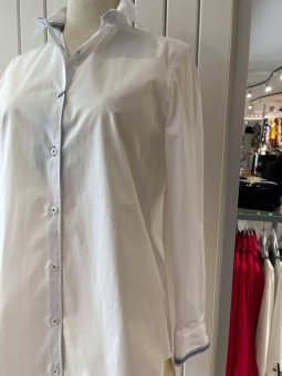 Chemisier blanc TEGUISE Tintastyle Tinta Style