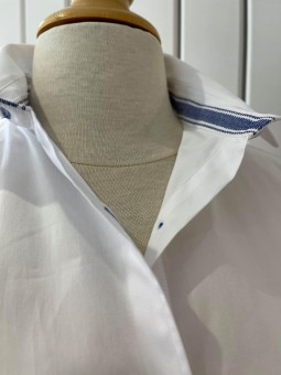 Chemisier blanc TEGUISE Tintastyle Tinta Style