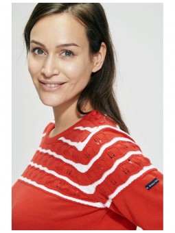 Pull rouge 178148 Armor Lux