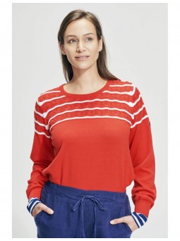 Pull rouge 178148 Armor Lux