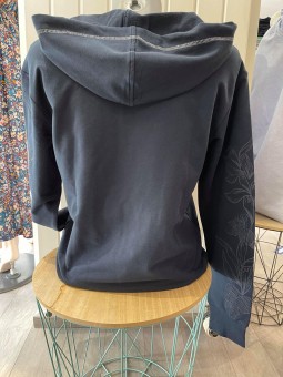 Gilet capuche marine 623220 Rabe RABE