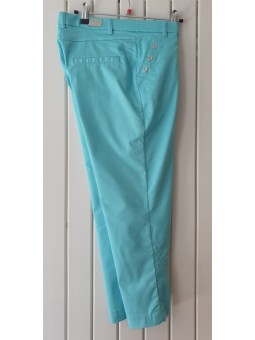 PANTCOURT UNI TURQUOISE - 4553 CHRISTINE LAURE Christine Laure