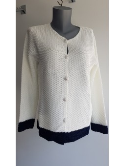 GILET ras du cou boutons 2797 DNV DNV