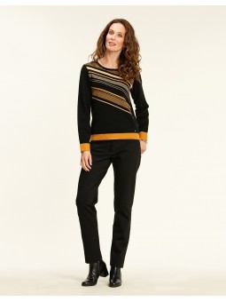 Pantalon Milano noir C4050 Christine Laure Christine Laure