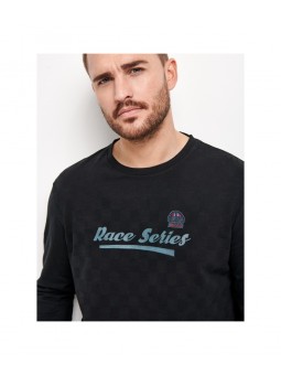 T.SHIRT Manches longues noir 410450 DELAHAYE