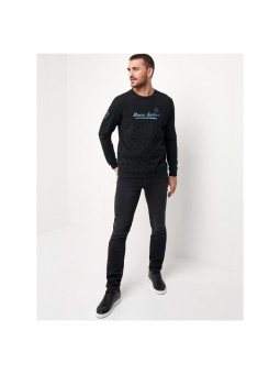 T.SHIRT Manches longues noir 410450 DELAHAYE