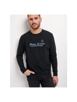 T.SHIRT Manches longues noir 410450 DELAHAYE
