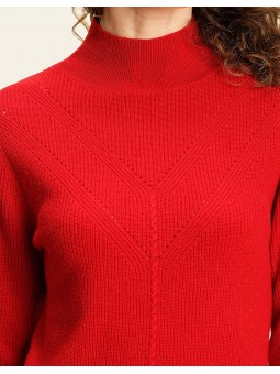 Pull 90% Laine doux et chaud C4715 Christine Laure