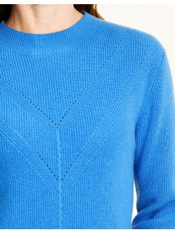 Pull 90% Laine doux et chaud C4716 Christine Laure