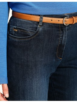 PANTALON EN JEAN 7/8 CHIC 4721 CHRISTINE LAURE Christine Laure