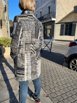 Manteau imprimé GORANE Fashion Fashion S.A.