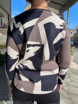 Pull imprimé 623657 Le Comte RABE