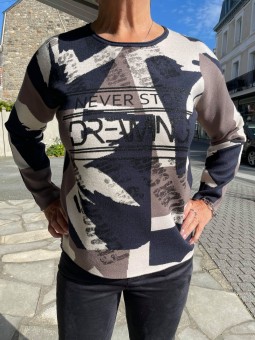 Pull imprimé 623657 Le Comte RABE