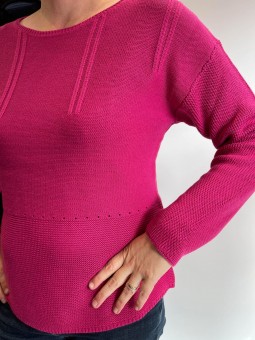 Pull rose coton 6392 Marble MARBLE