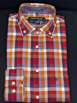 Chemise Manches longues a carreaux 6064 Marvelis MARVELIS