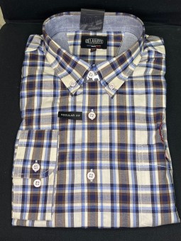 CHEMISE Manches Longues à carreaux 410340 Delahaye DELAHAYE