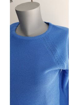 Pull uni bleu 510600 Rabe RABE