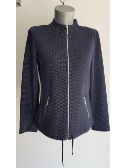 Veste zip bleu 013220 Rabe RABE