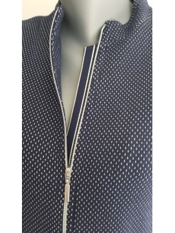 Veste zip bleu 013220 Rabe RABE