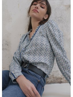 Chemisier imprimé BECENA Tintastyle Tinta Style