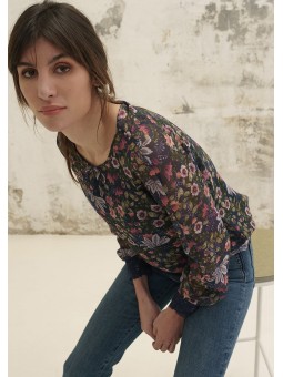 Tunique imprimé fleurs TALLIN Tintastyle Tinta Style