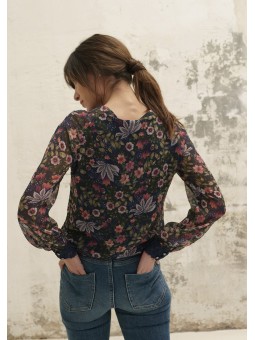 Tunique imprimé fleurs TALLIN Tintastyle Tinta Style