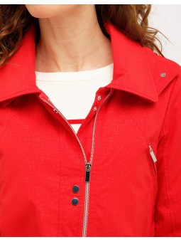 PARKA légère rouge D0316 Christine Laure Christine Laure