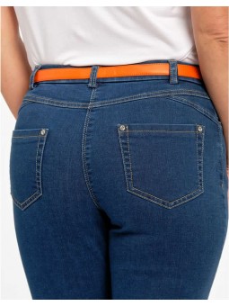 Jean 7/8e bleu brut D0022 Christine Laure Christine Laure