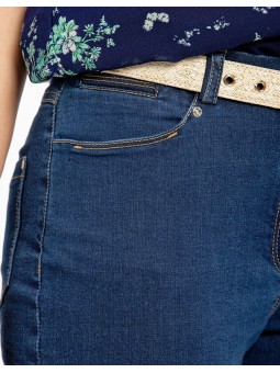 Pantacourt jean stretch D0023 Christine Laure Christine Laure