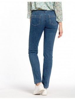 Jean slim denim clair D0086 Christine Laure