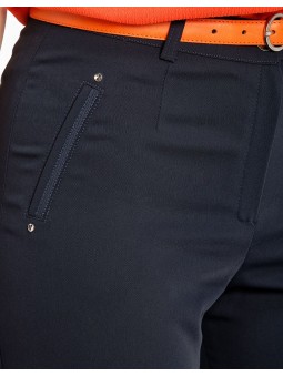 Pantalon marine chic city D0792 Ch Laure Christine Laure