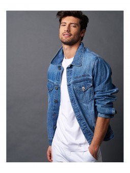 Veste jean Brest Denim 420204 Delahaye DELAHAYE