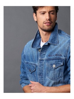 Veste jean Brest Denim 420204 Delahaye DELAHAYE