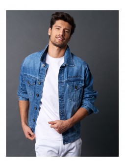 Veste jean Brest Denim 420204 Delahaye DELAHAYE