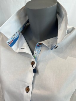 Chemisier manches longues TAGETE Tintastyle Tinta Style