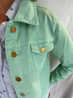 Veste blouson en toile vert lagon B4285 Le Petit Baigneur PETIT BAIGNEUR