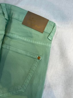 Pantalon en toile vert lagon B4287 Le Petit Baigneur PETIT BAIGNEUR