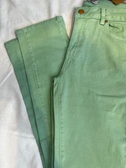 Pantalon en toile vert lagon B4287 Le Petit Baigneur PETIT BAIGNEUR