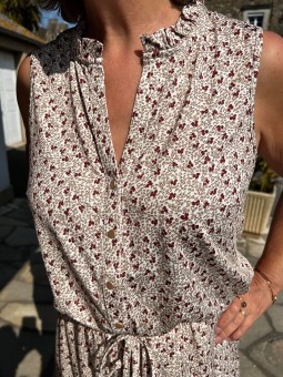 Robe légère imprimé naturel U106 K-Design K-DESIGN